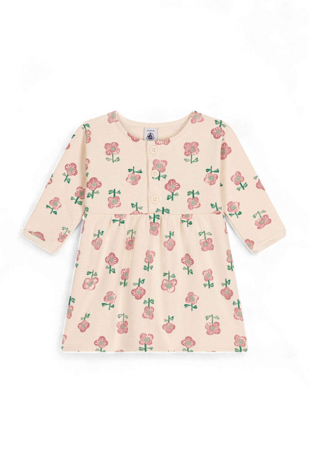 תמונה קידמית של שמלה ארוכה - גילאי 6-12 חודשים