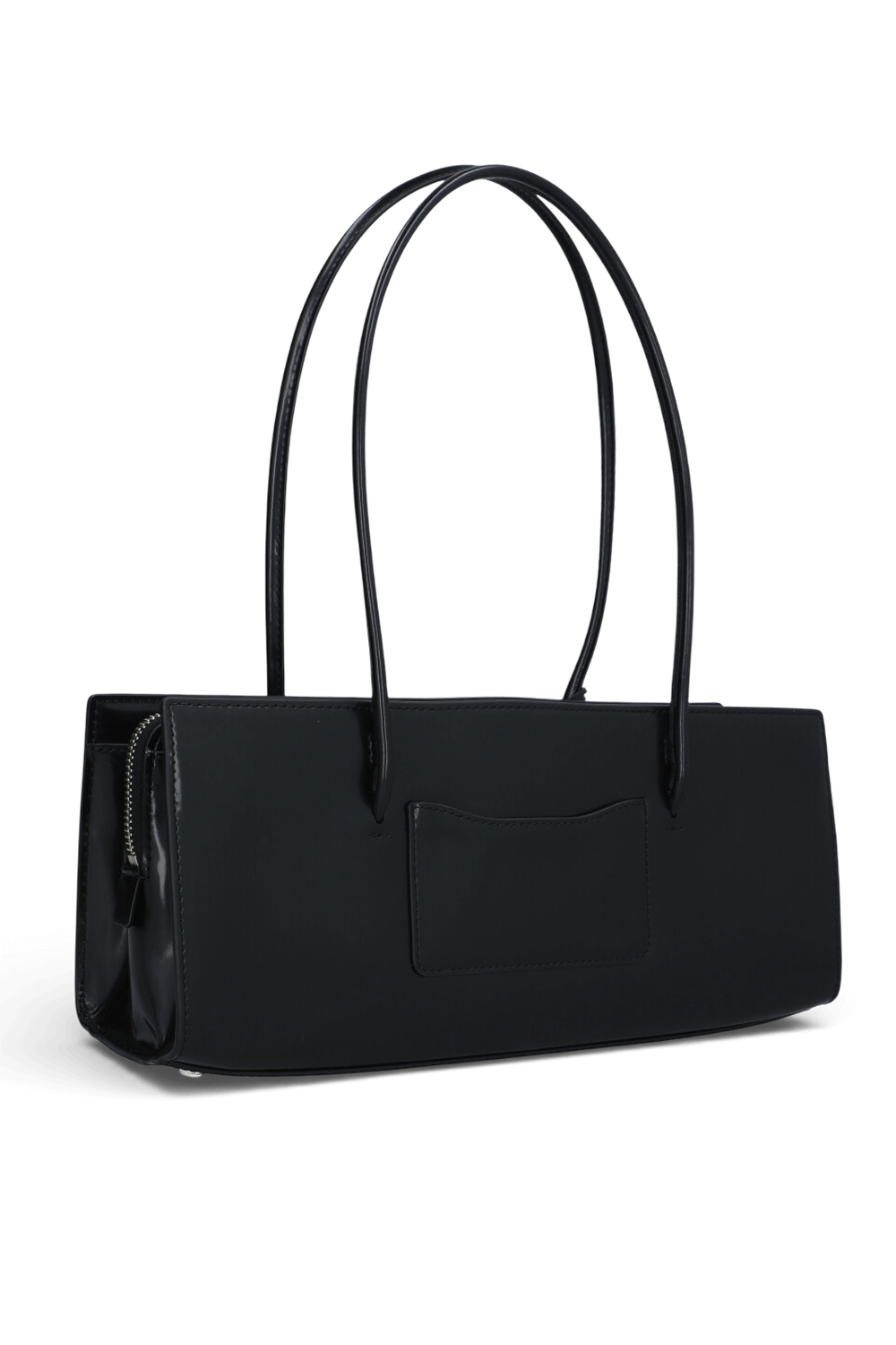 תמונה אחורית של תיק כתף עור