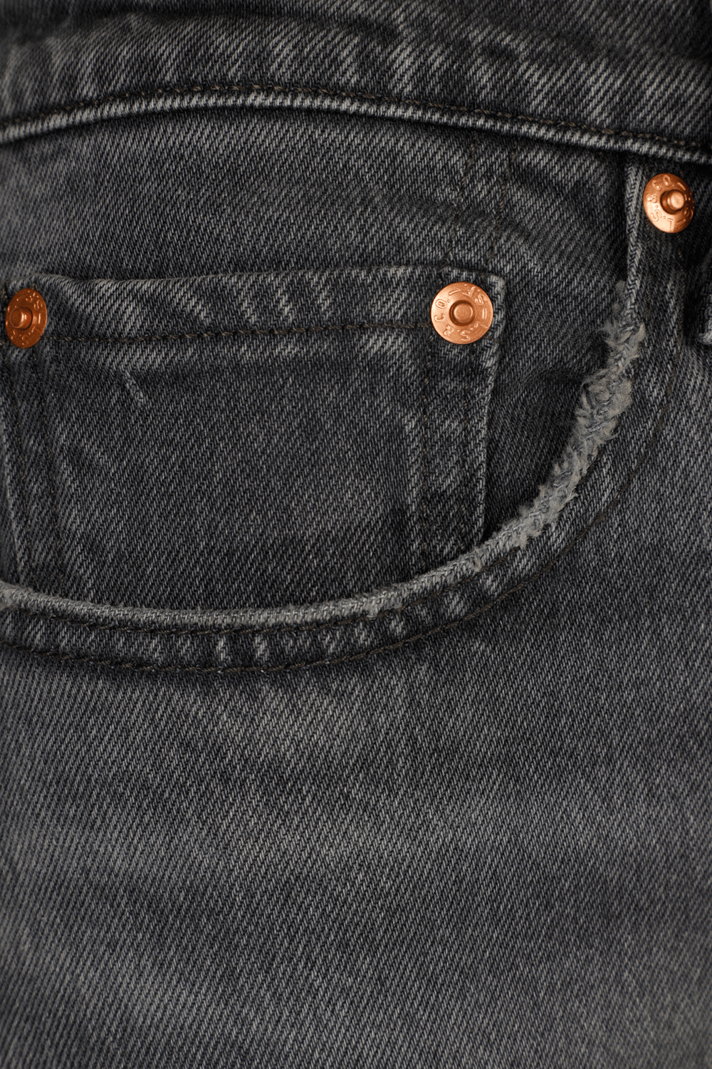 תמונה אחורית של 501 Skinny Jeans in Grey