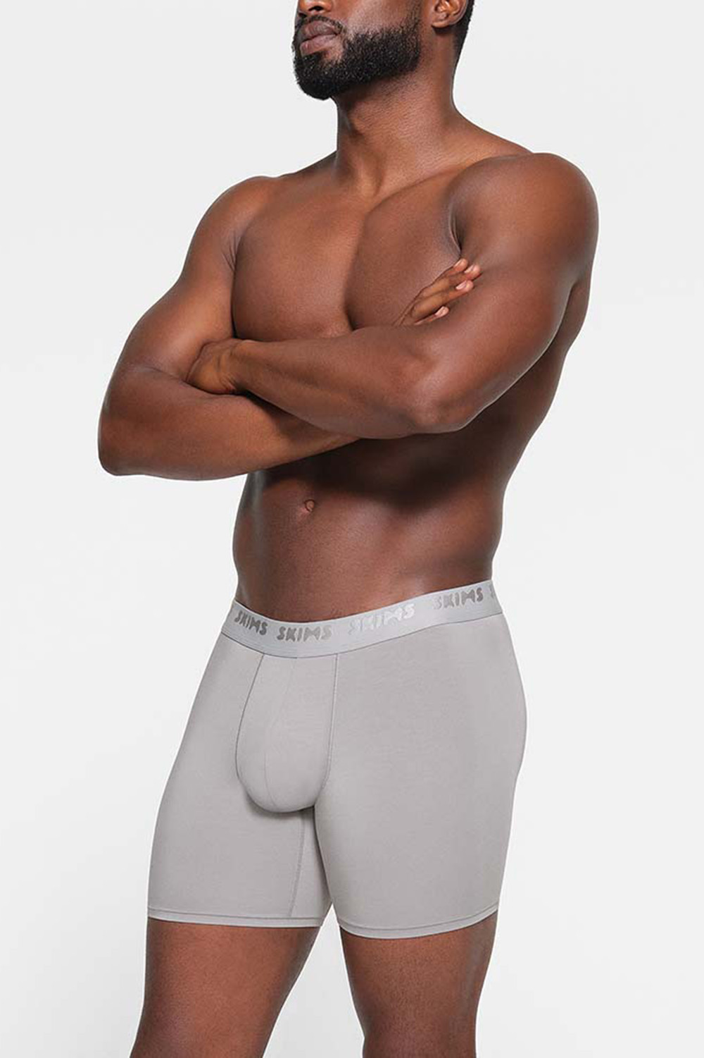 תמונת דוגמן אחורית של 3 PACK BOXER BRIEF 5 INCH