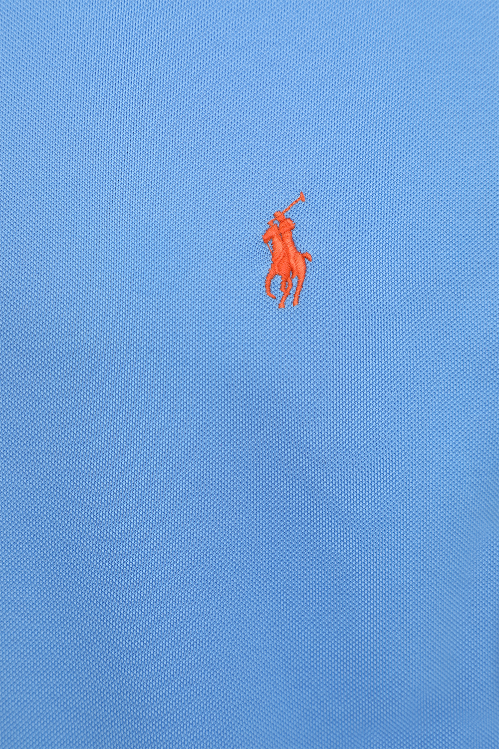 חולצת פולו סלים כחולה עם לוגו POLO RALPH LAUREN
