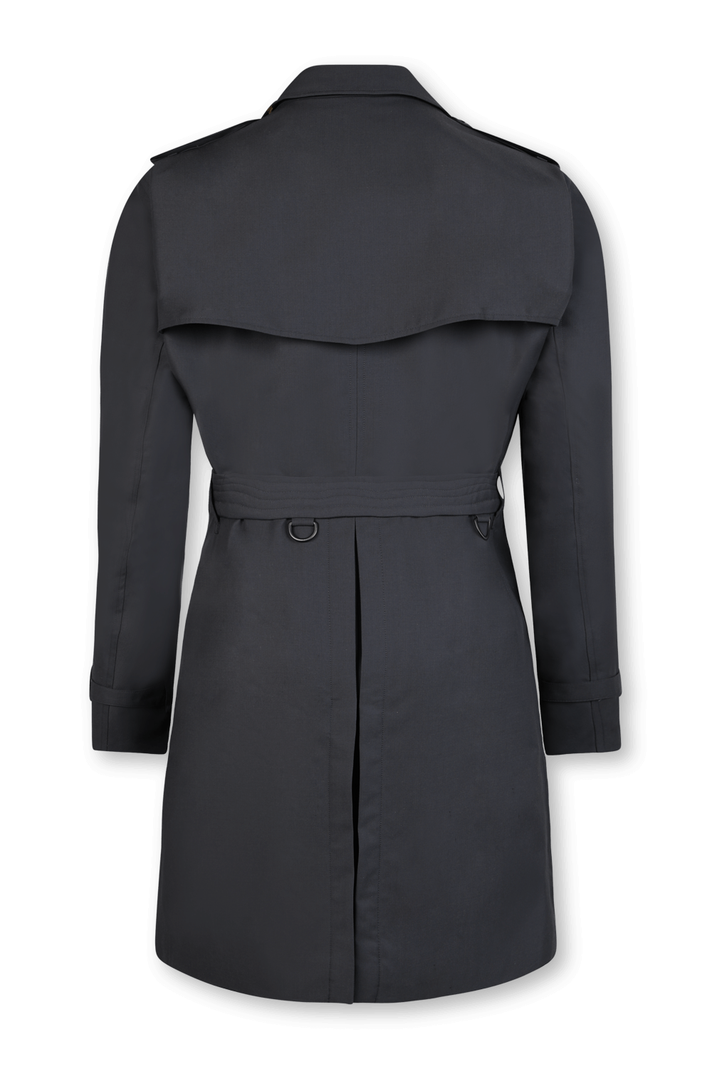 תמונה אחורית של מעיל טרנץ' צ'לסי מכופתר