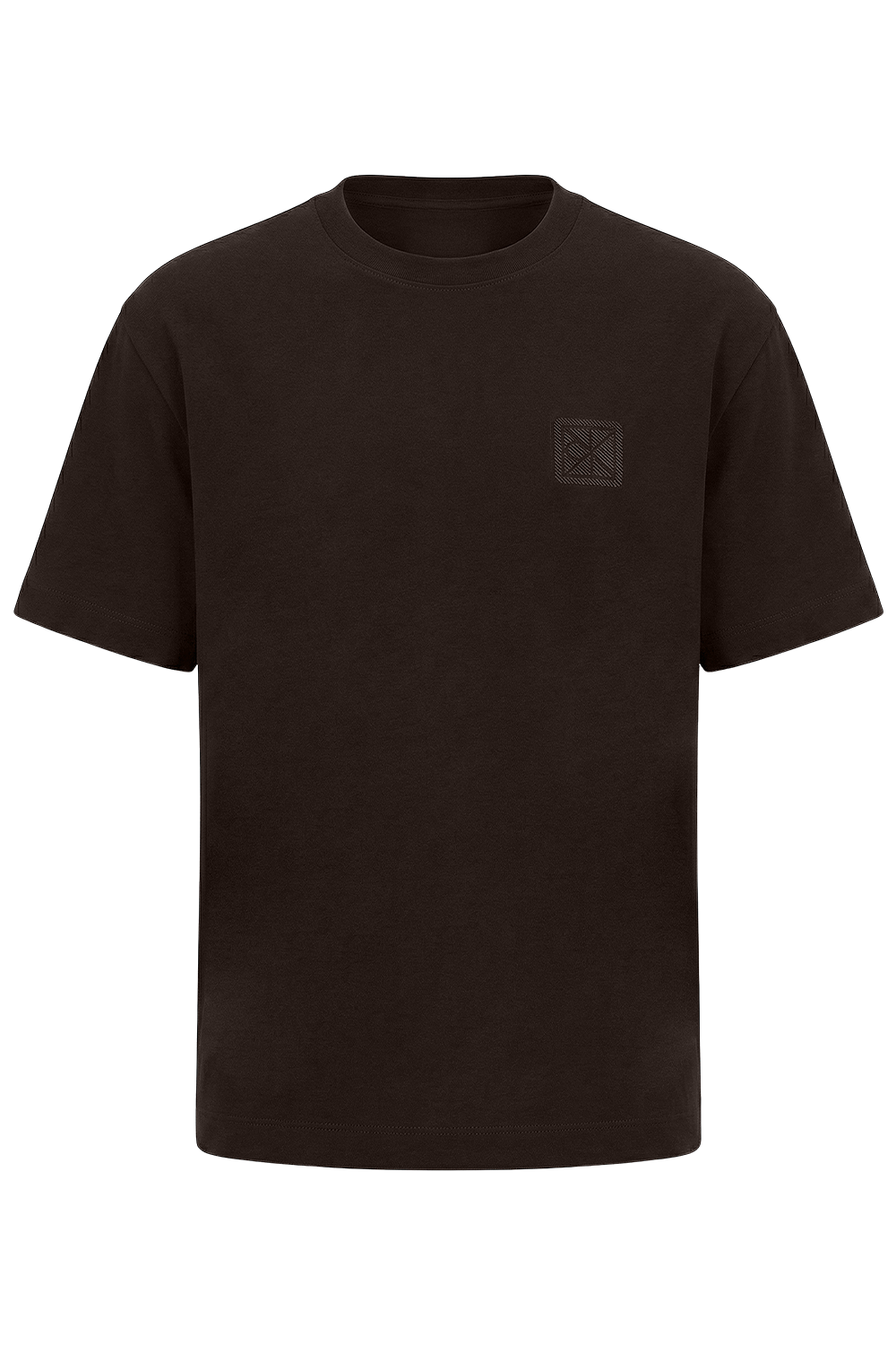 תמונה קידמית של חולצת טי אוברסייז