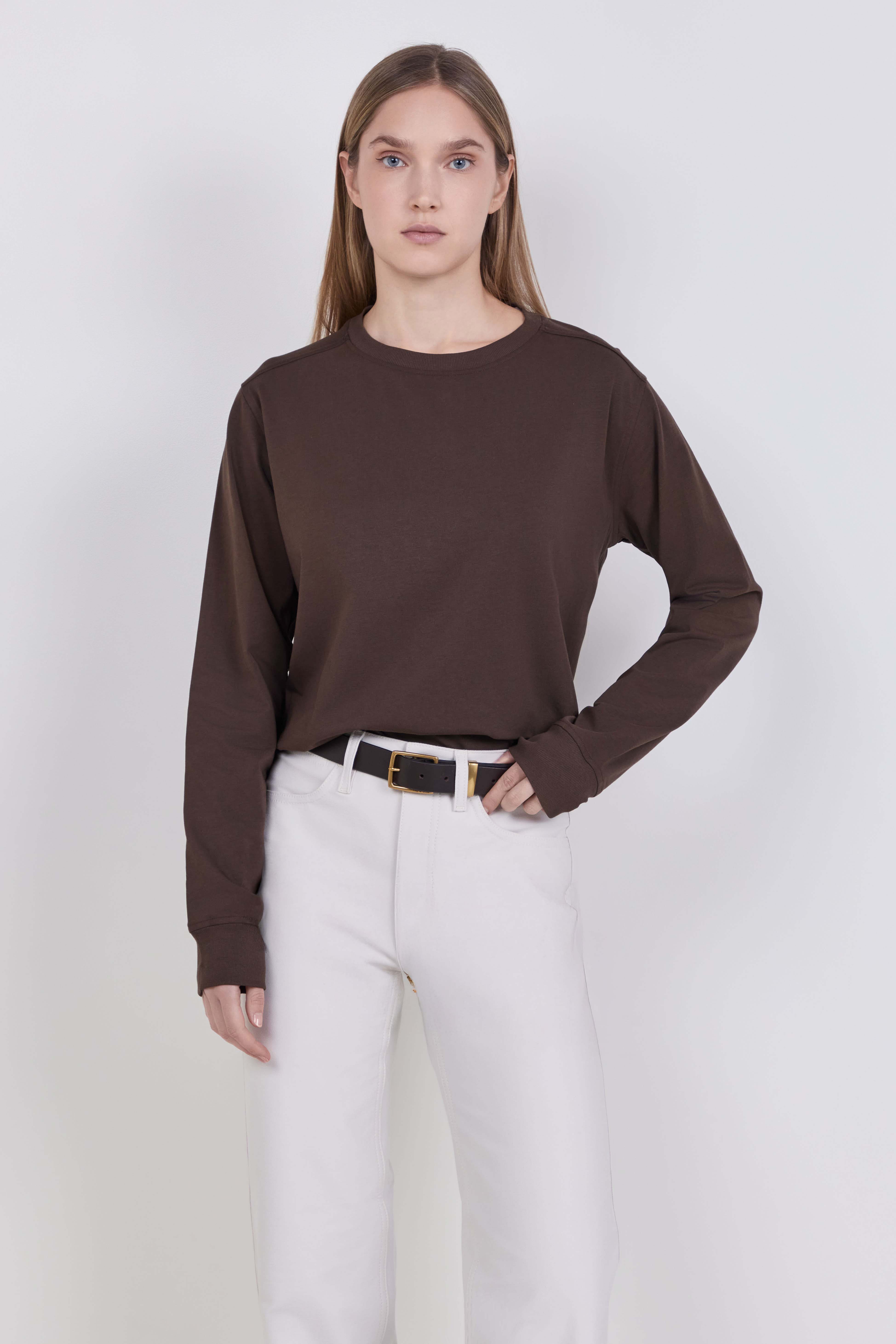 תמונת דוגמן קידמית של All Yours Organic Cotton Long-Sleeve Shirt