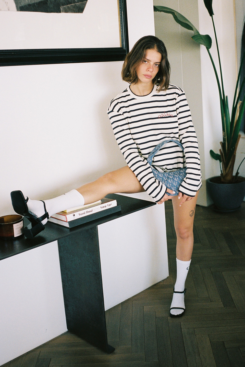 תמונת אווירה של חולצת טי ריב