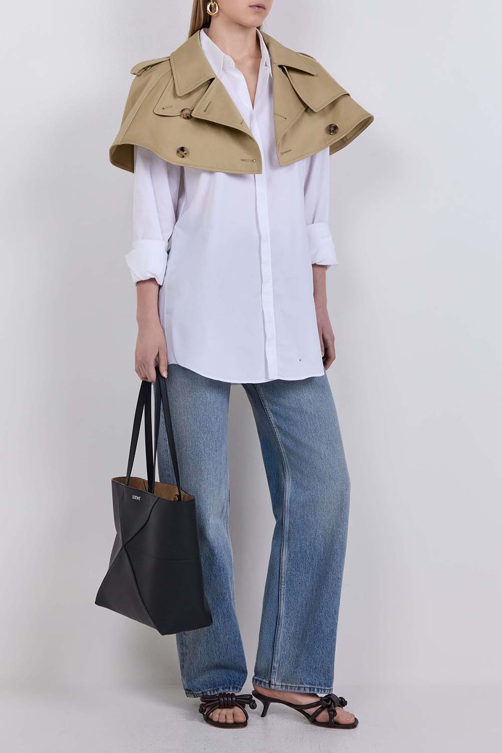 תמונת דוגמן קידמית של תיק כתף פאזל פולד מדיום