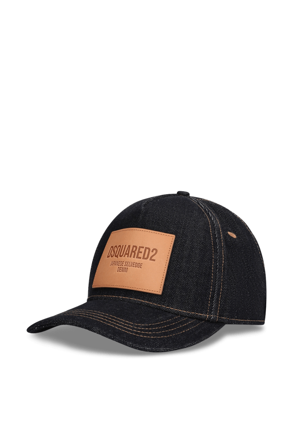 תמונה קידמית של כובע מצחייה ג'ינס