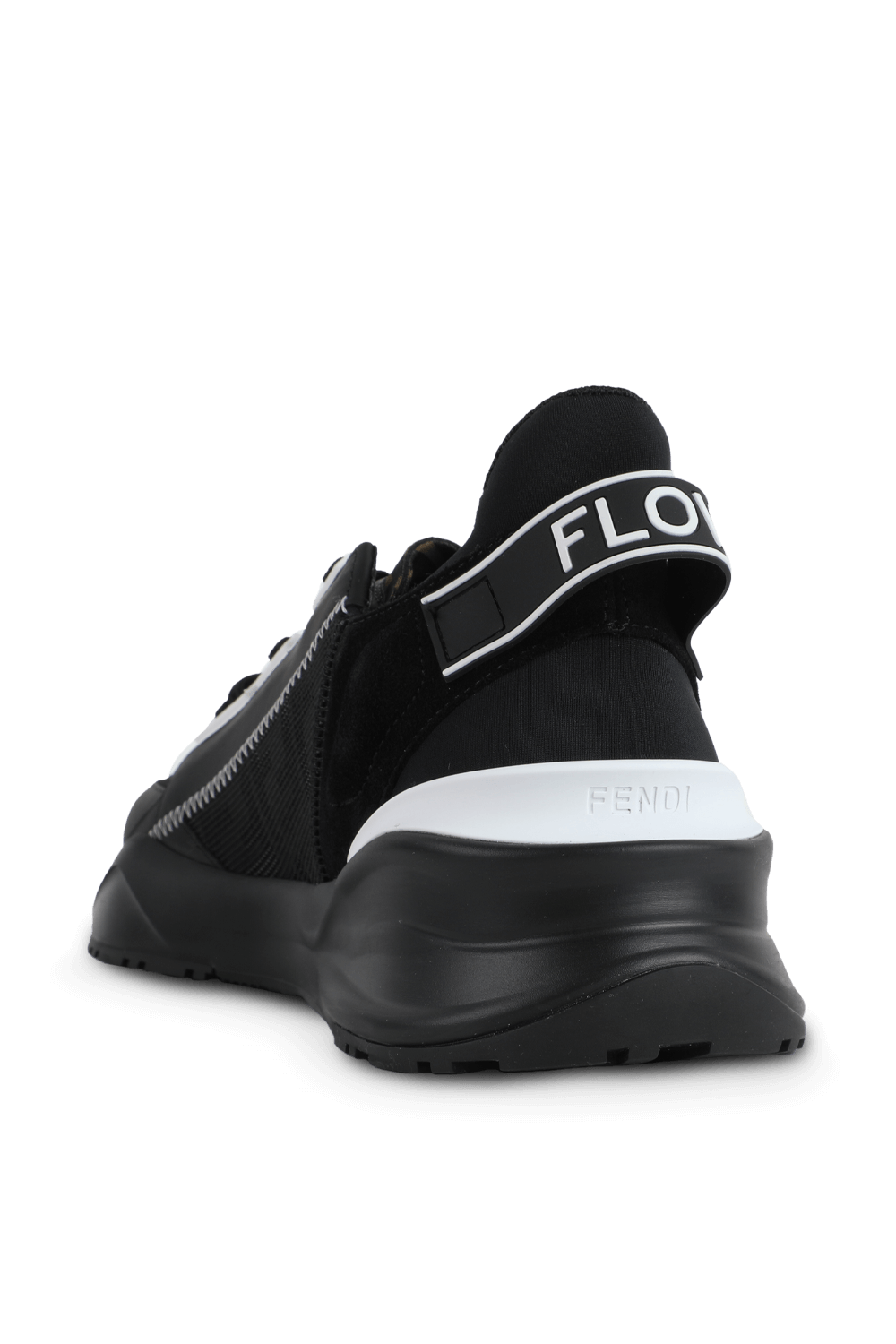 נעלי סניקרס צ'אנקיות בצבע שחור FENDI