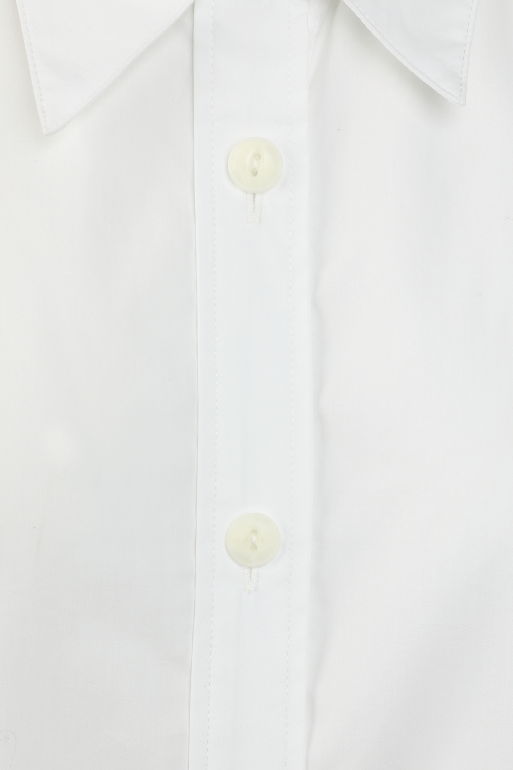 תמונה אחורית של Sandra Shirt Dress in White