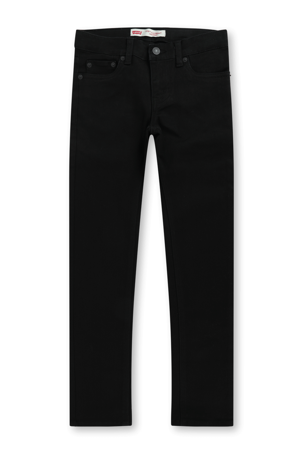 גילאי 8-16 מכנסי סקיני ג'ינס בשטיפה שחורה LEVI`S KIDS