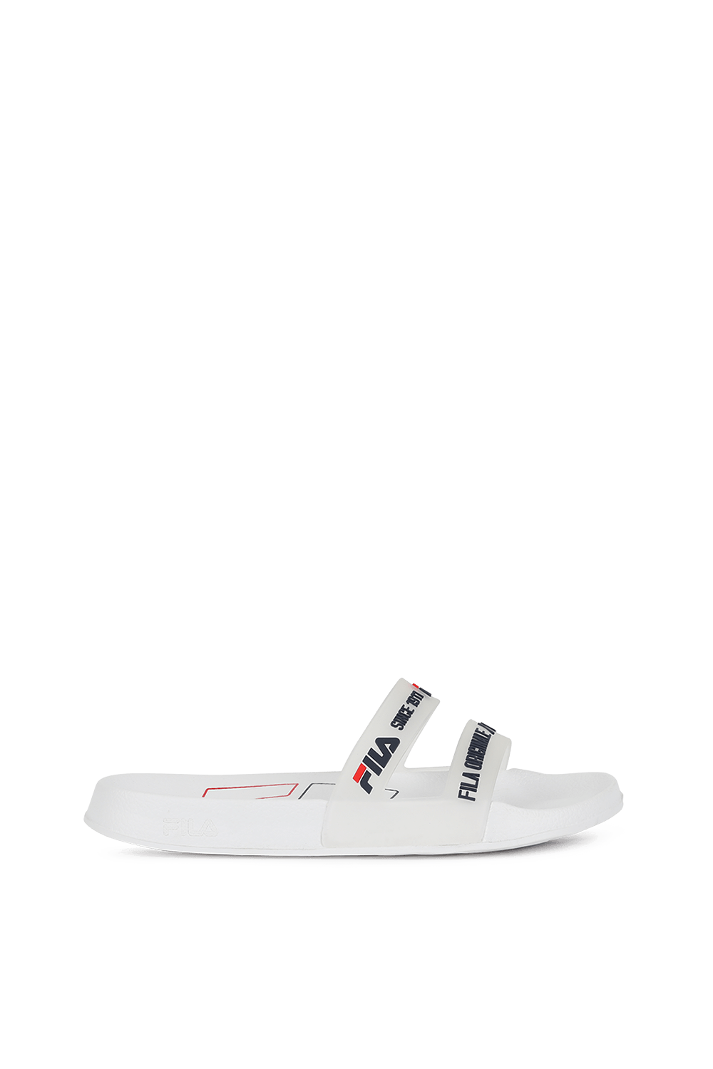 תמונה קידמית של Logo Flip Flops in White