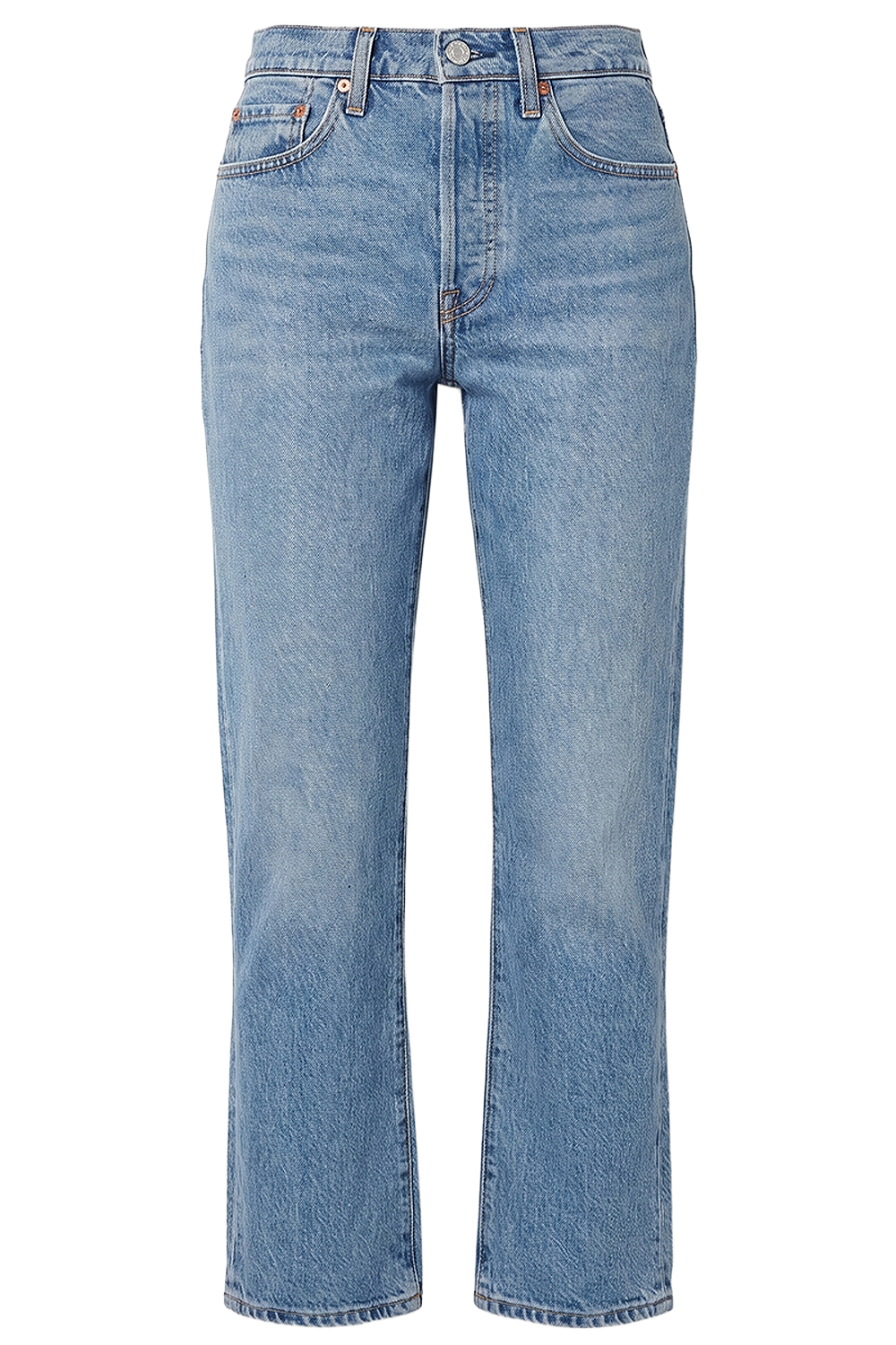 תמונה קידמית של מכנסי ג'ינס 501 בגזרה ישרה