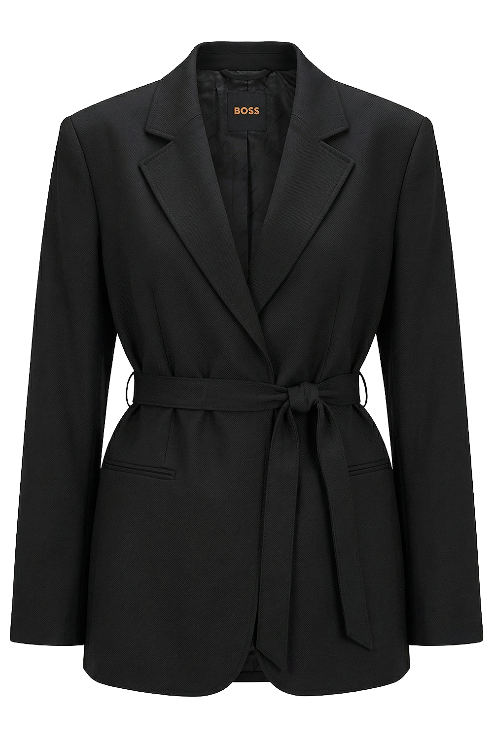 תמונה קידמית של בלייזר ארוך