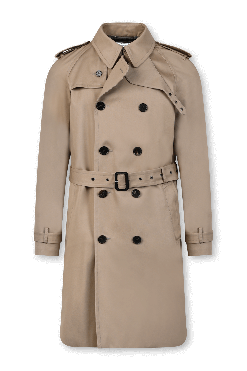 תמונה קידמית של מעיל טרנץ' מכופתר