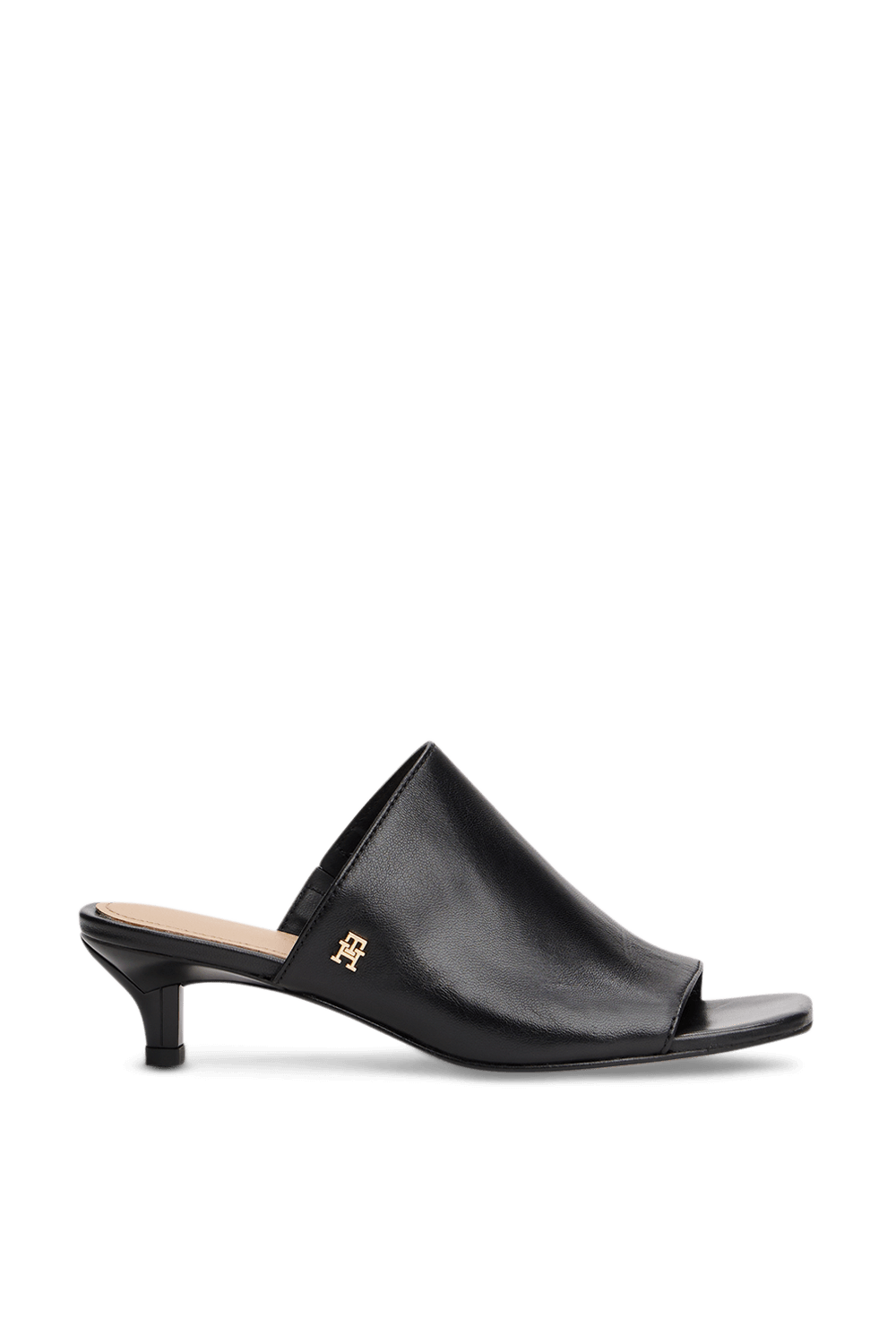 תמונה קידמית של נעלי מיולס עם עקב חתולי