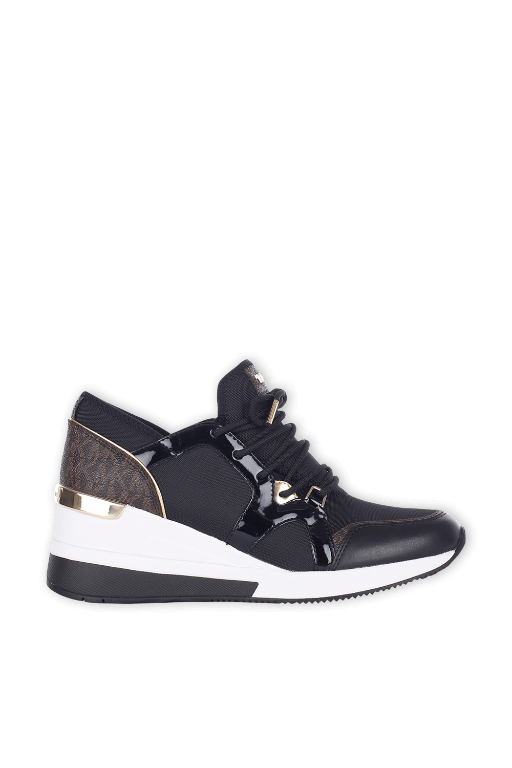 תמונה קידמית של Black Liv Logo Mixed Media Trainer