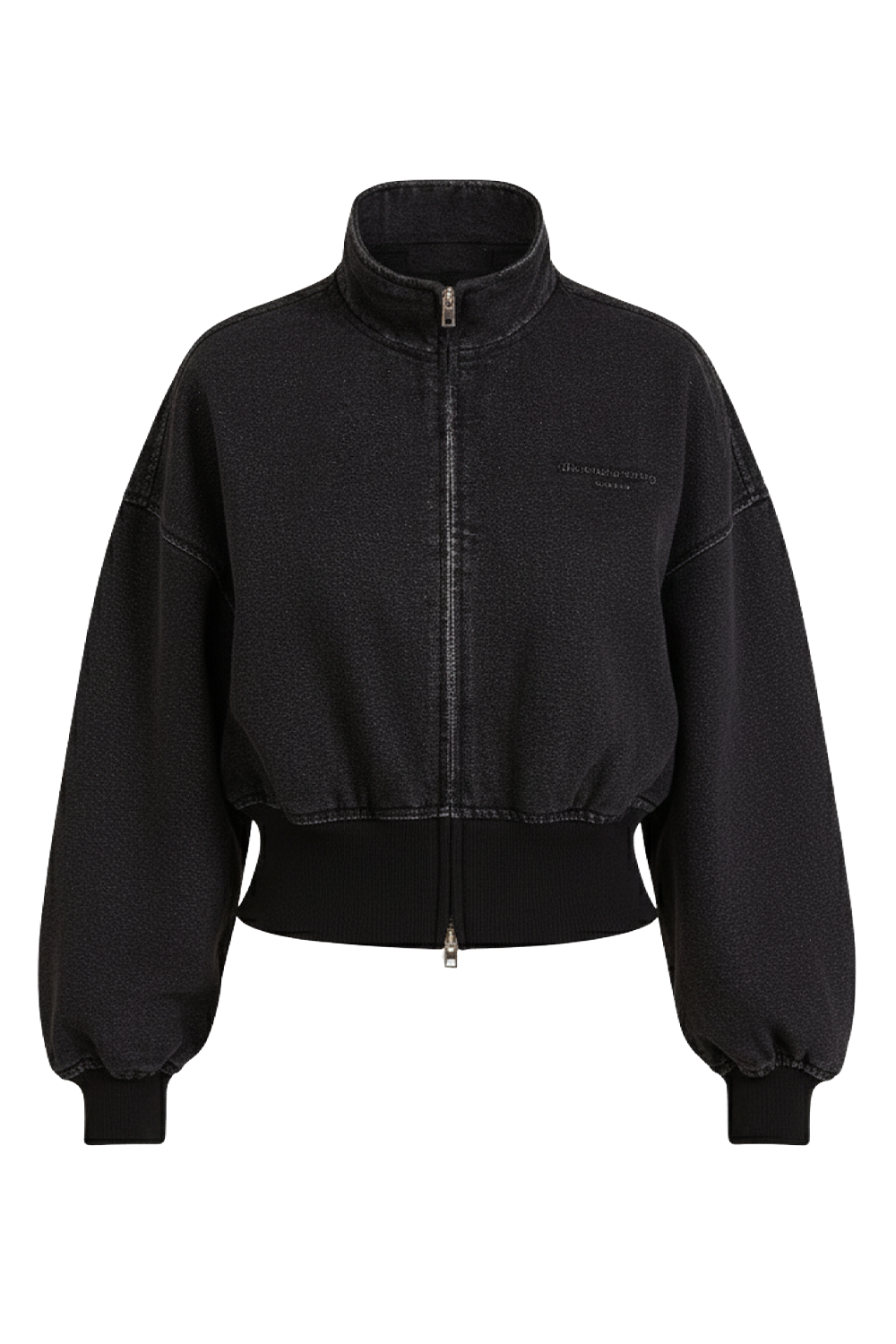 תמונה קידמית של ז'קט בומבר ג'ינס