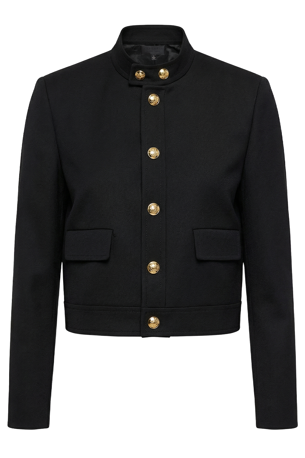 תמונה קידמית של ז'קט צמר קרופ