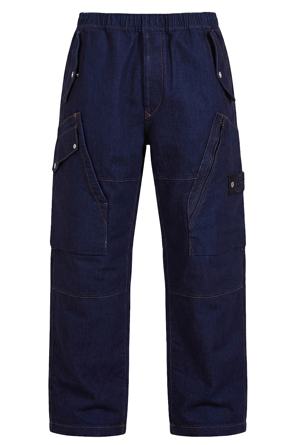 תמונה קידמית של מכנסי קרגו במראה ג'ינס