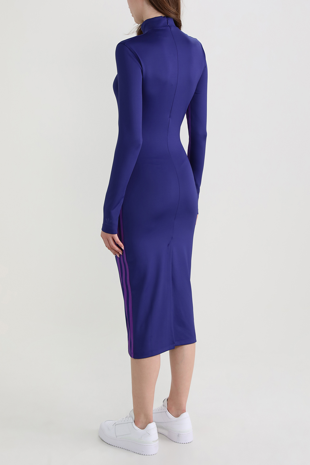 תמונת דוגמן אחורית של אדידס X אייבי פארק שמלת סלים מידי