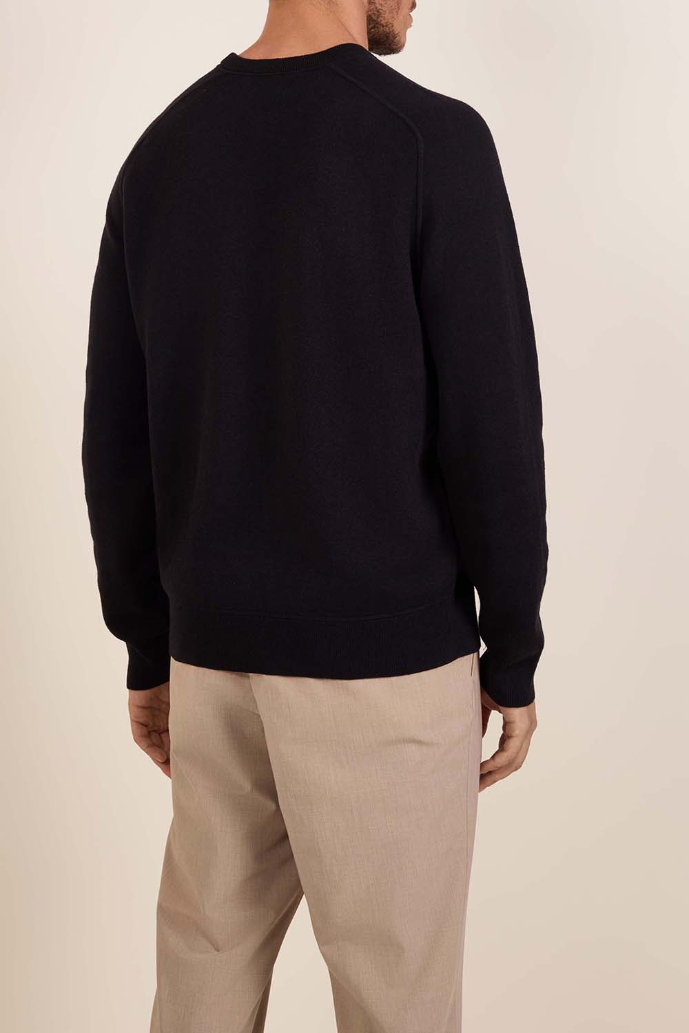 תמונת דוגמן אחורית של סריג צמר