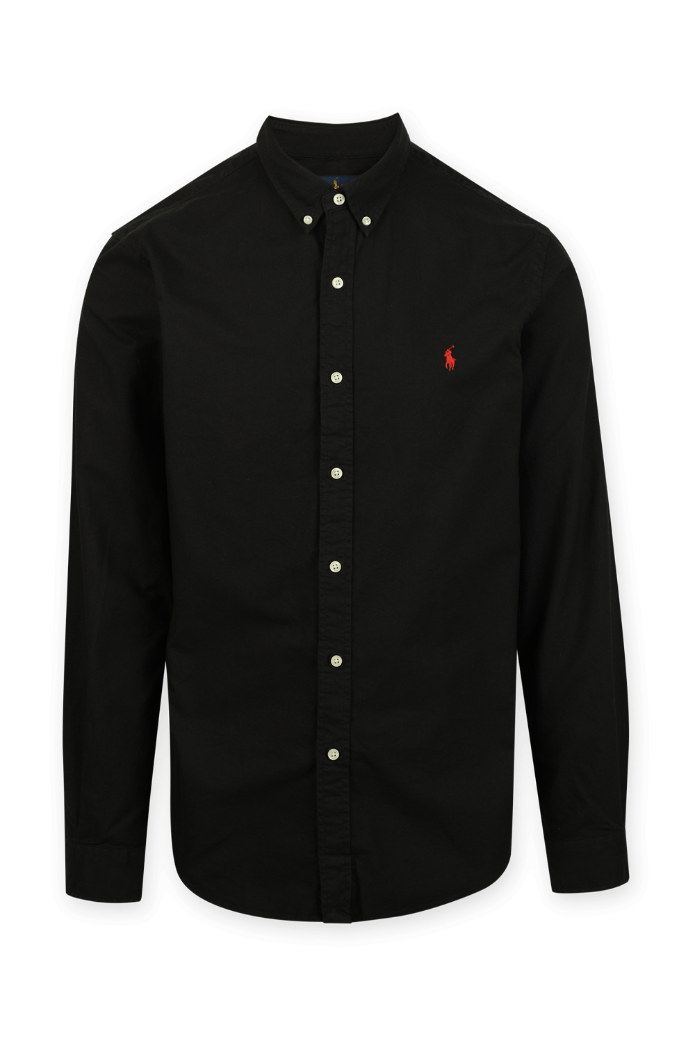 חולצת אוקספורד סלים בשחור POLO RALPH LAUREN