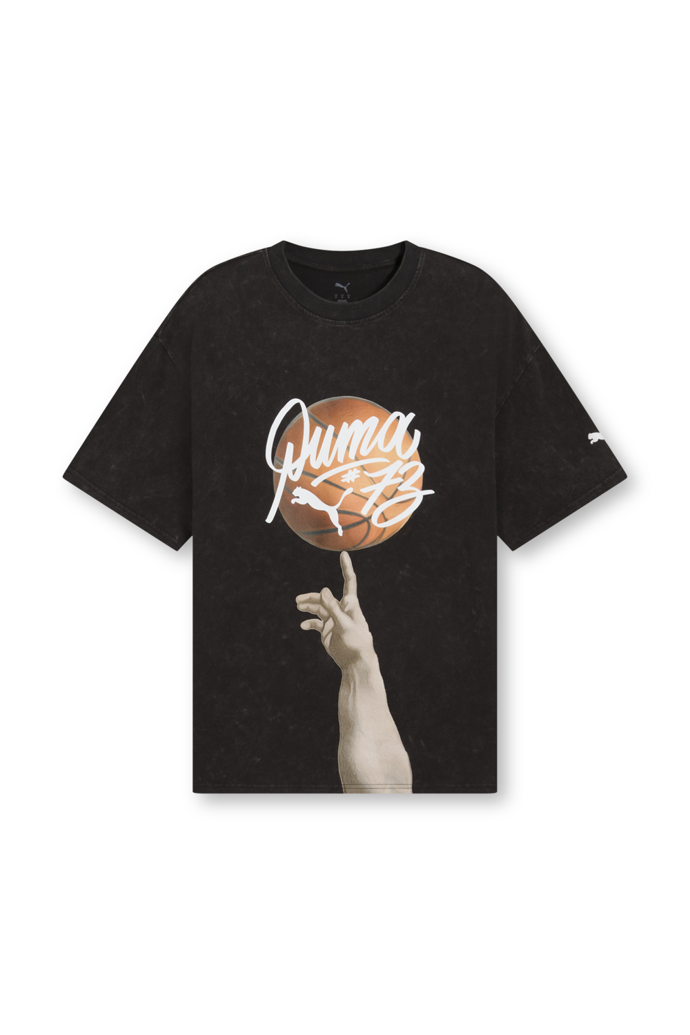 תמונה קידמית של חולצת טי דילן אוברסייז