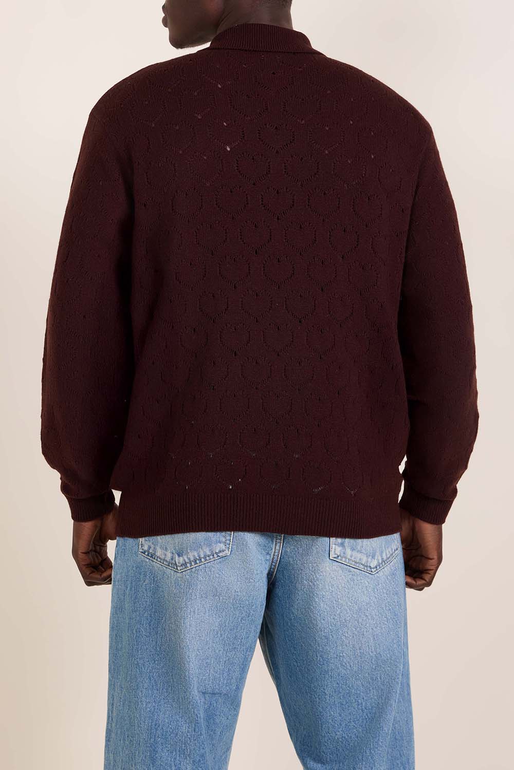 תמונת תקריב דוגמן של סריג פולו