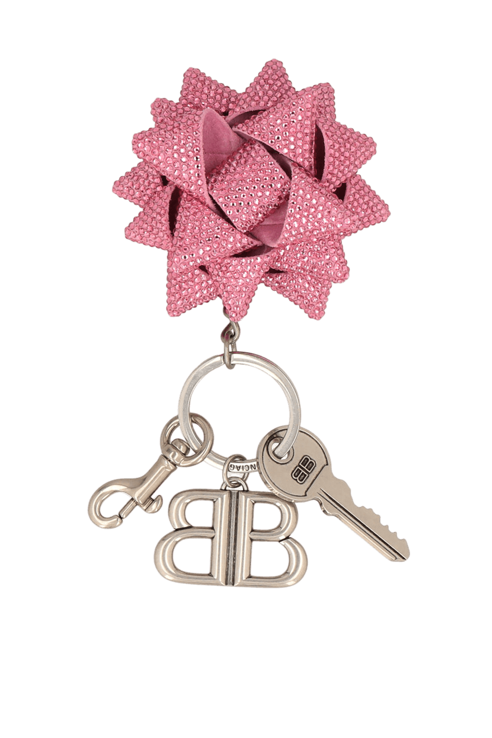 תמונה קידמית של מחזיק מפתחות סרט מתנה