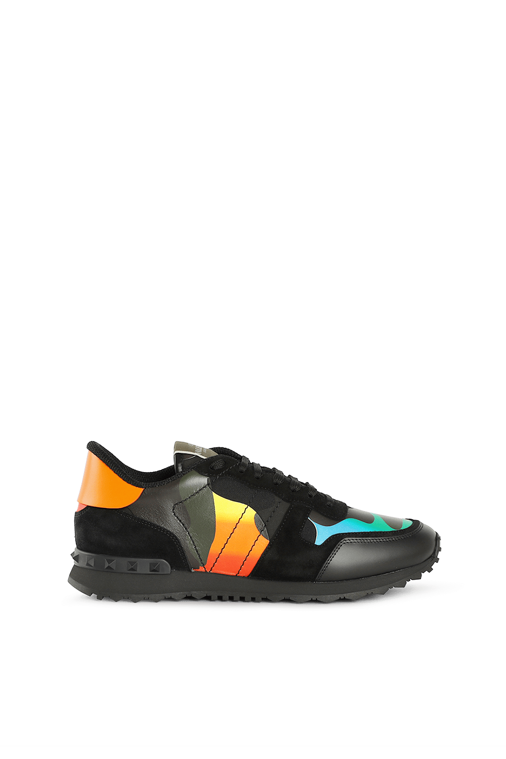 Rockrunner Sneakers in Multicolor Camo VALENTINO GARAVANI