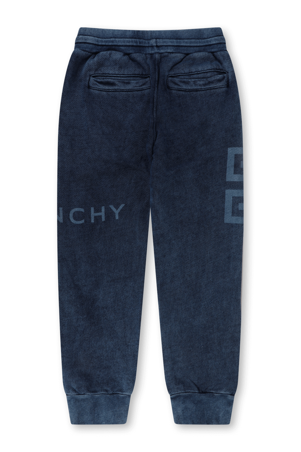 תמונה אחורית של גילאי 6-12 מכנסי טרנינג במראה ג'ינס