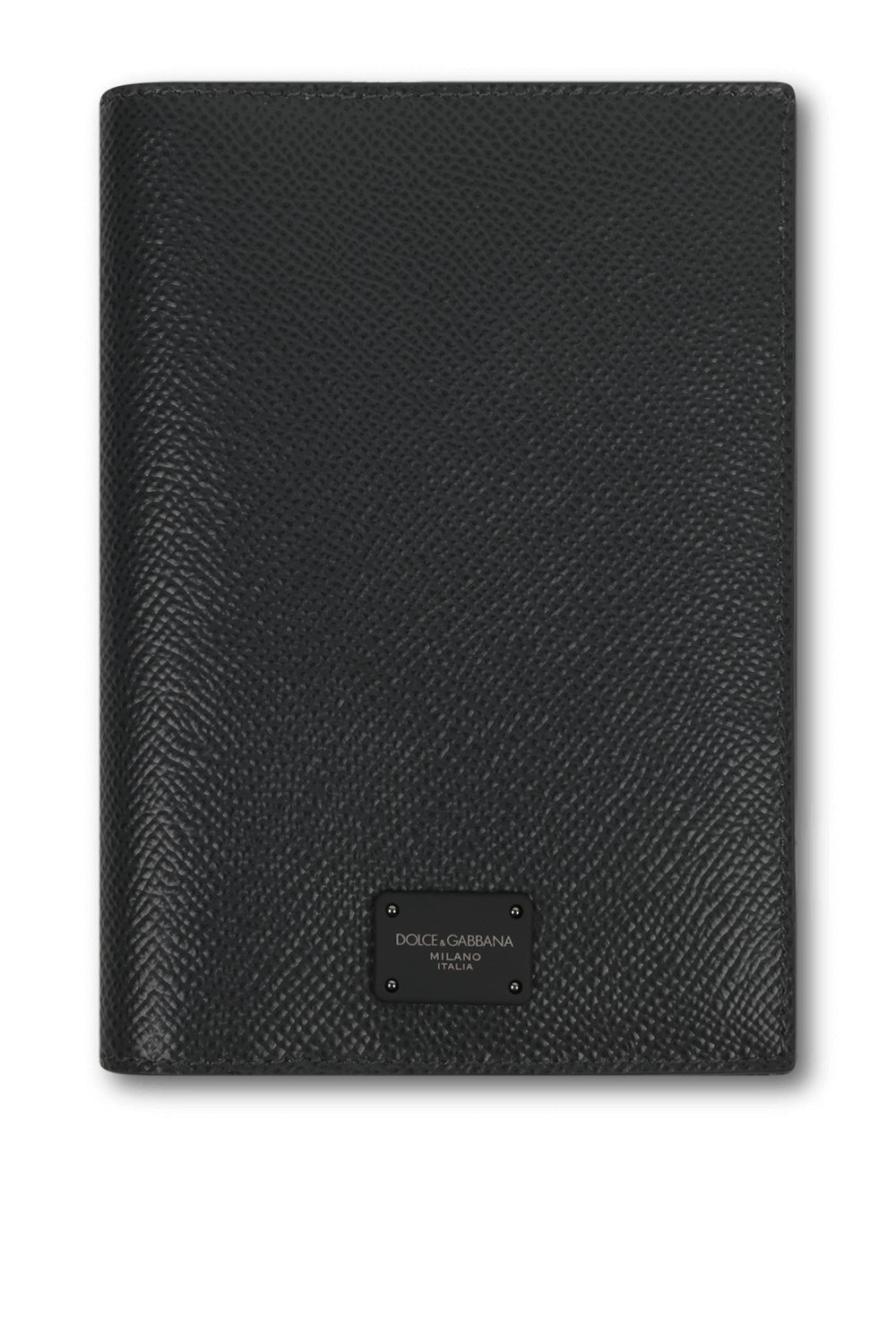 תמונה קידמית של Black Leather Passport Holder