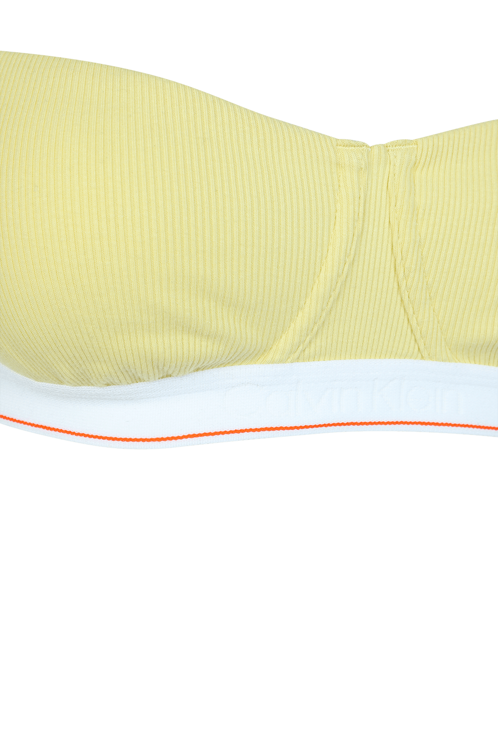 תמונה אחורית של הרון פרסטון X קלווין קליין טופ צהוב