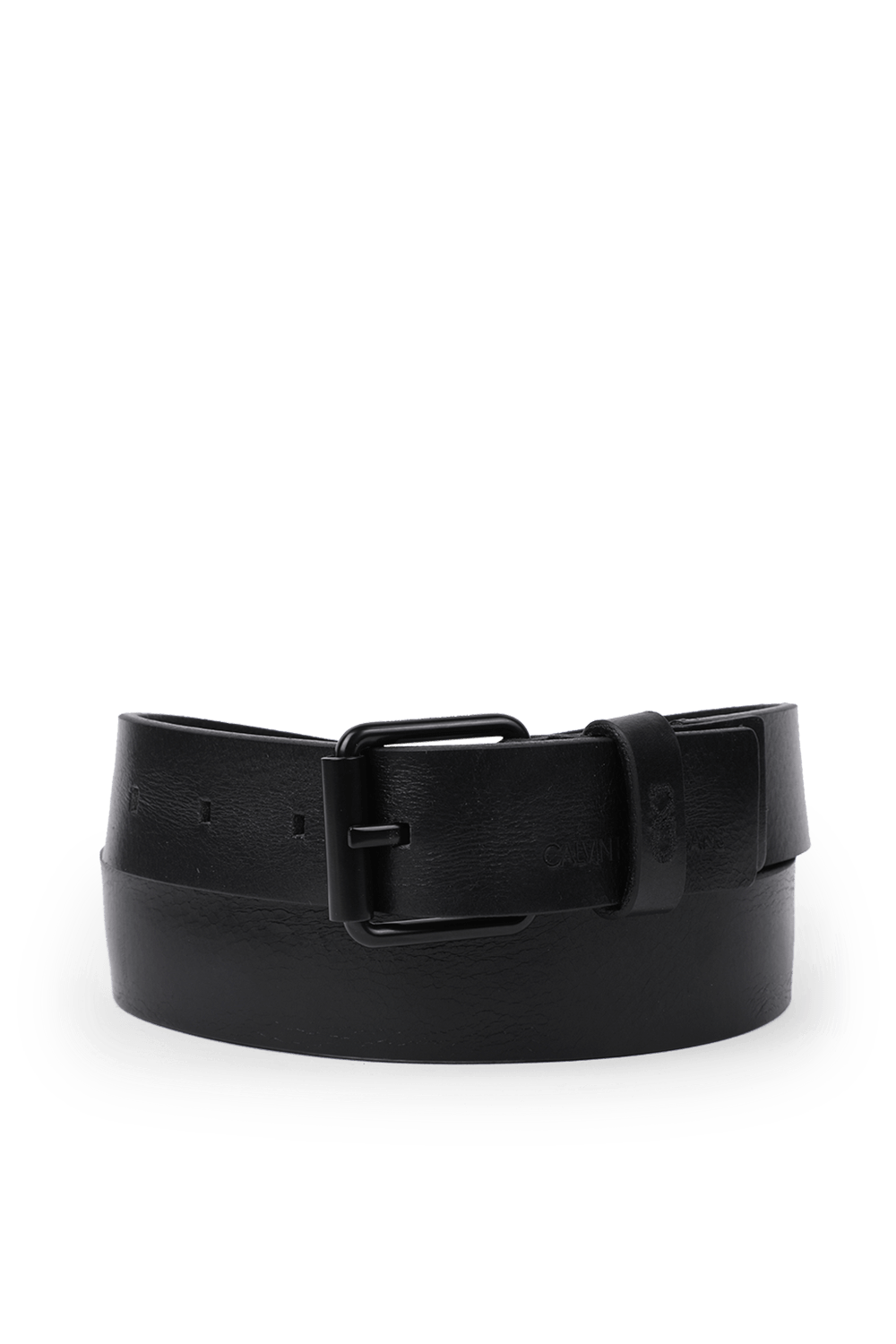 Black Leather Belt CALVIN KLEIN