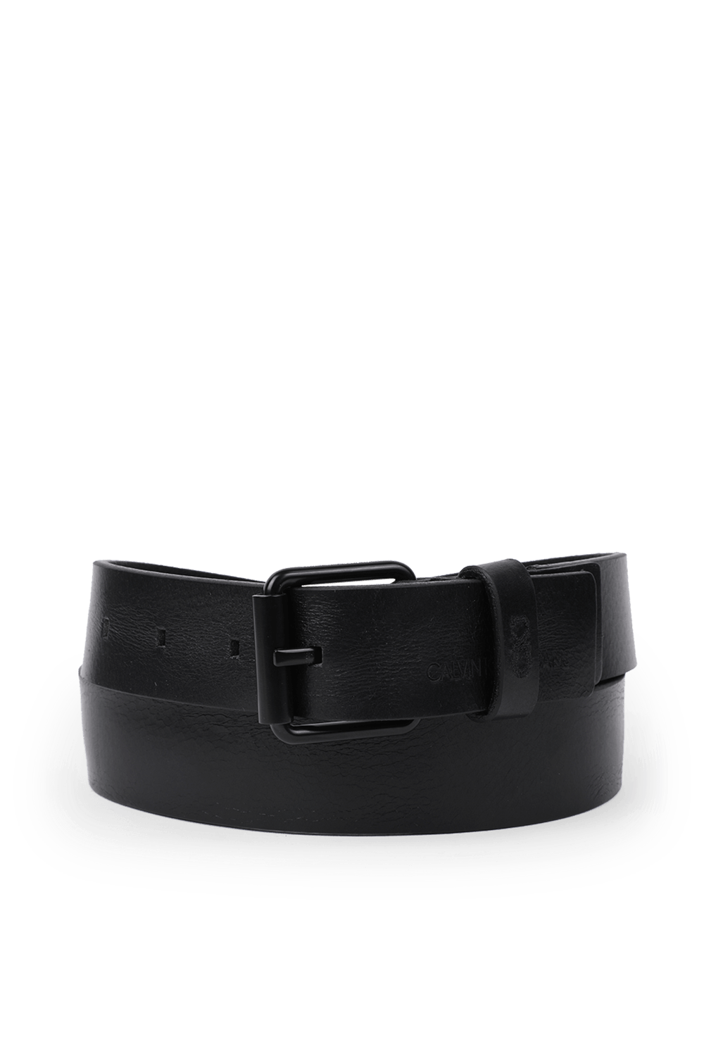 תמונה קידמית של Black Leather Belt