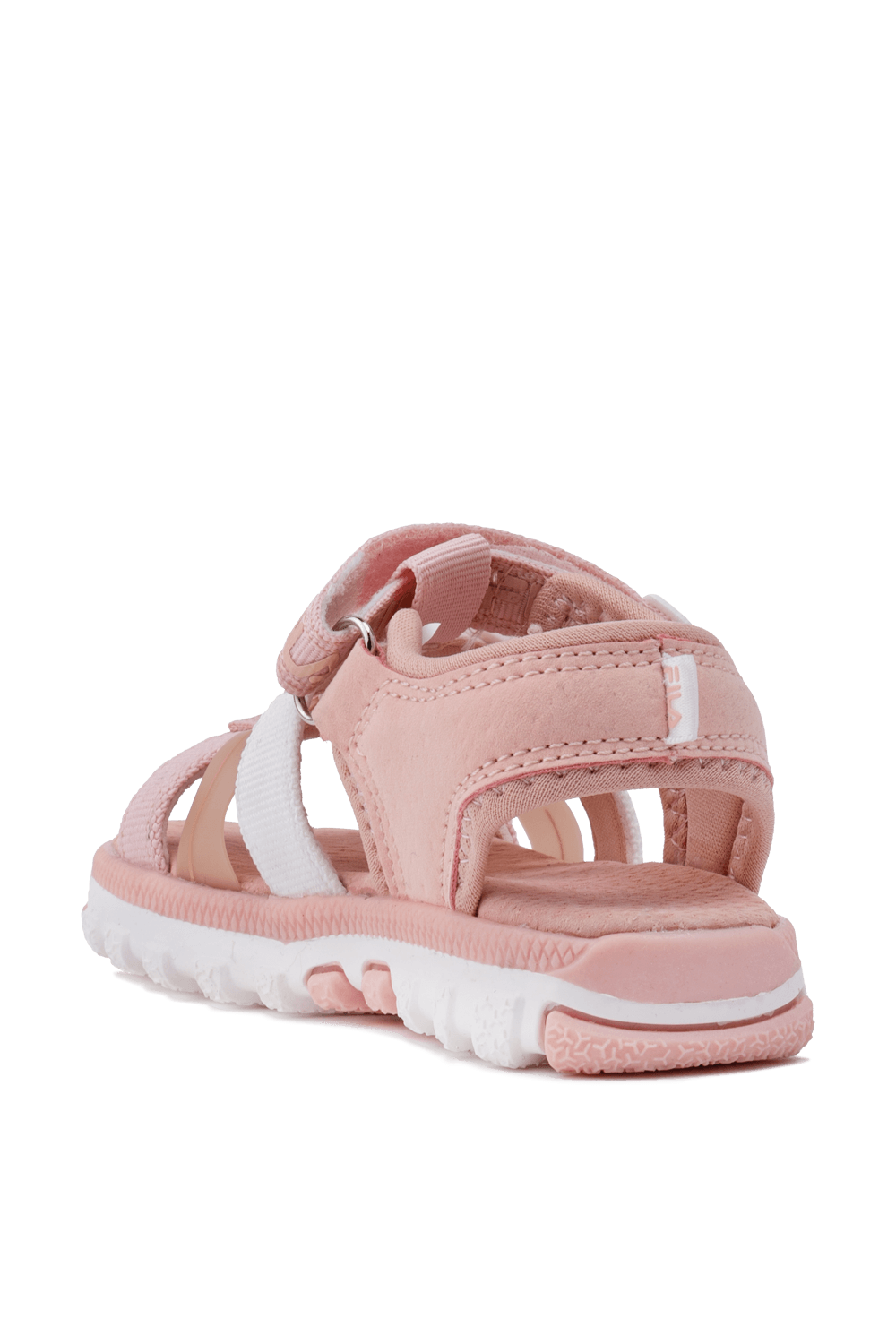 תמונה אחורית של מידות 22-27 סנדלים ורודים לבנות