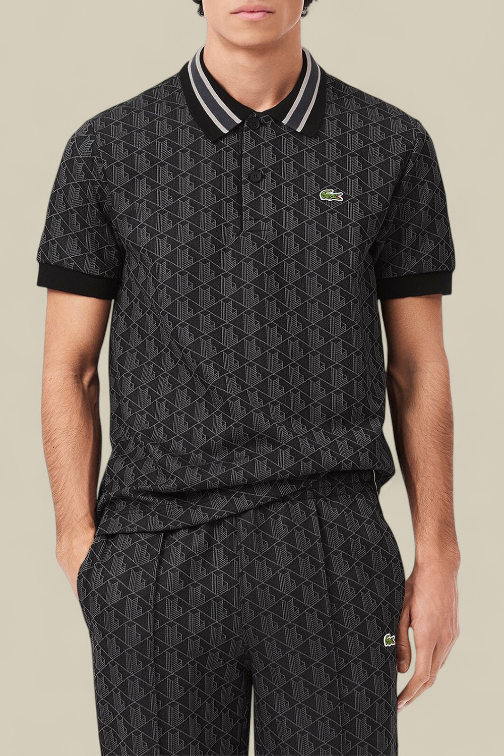 תמונת דוגמן קידמית של חולצת פולו