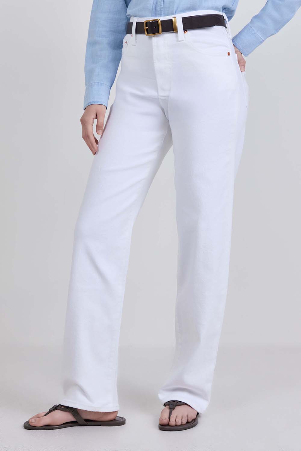 תמונת דוגמן קידמית של מכנסי ג'ינס ריבקייג