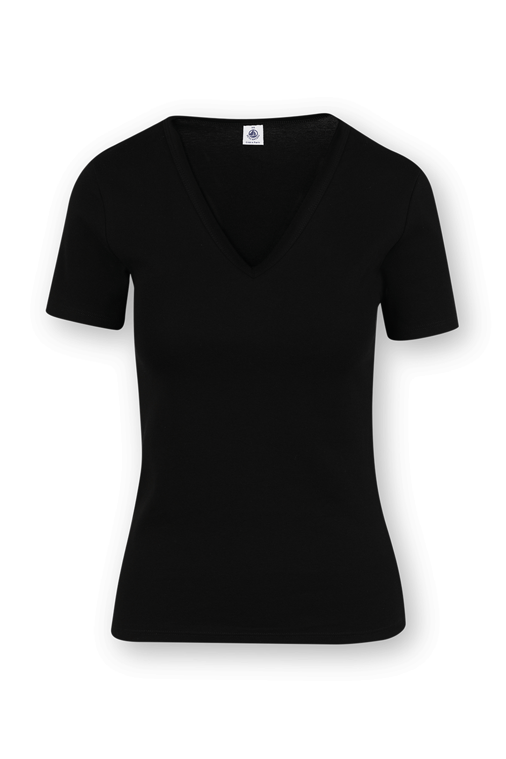 תמונה קידמית של Basic Tshirt in Noir Black