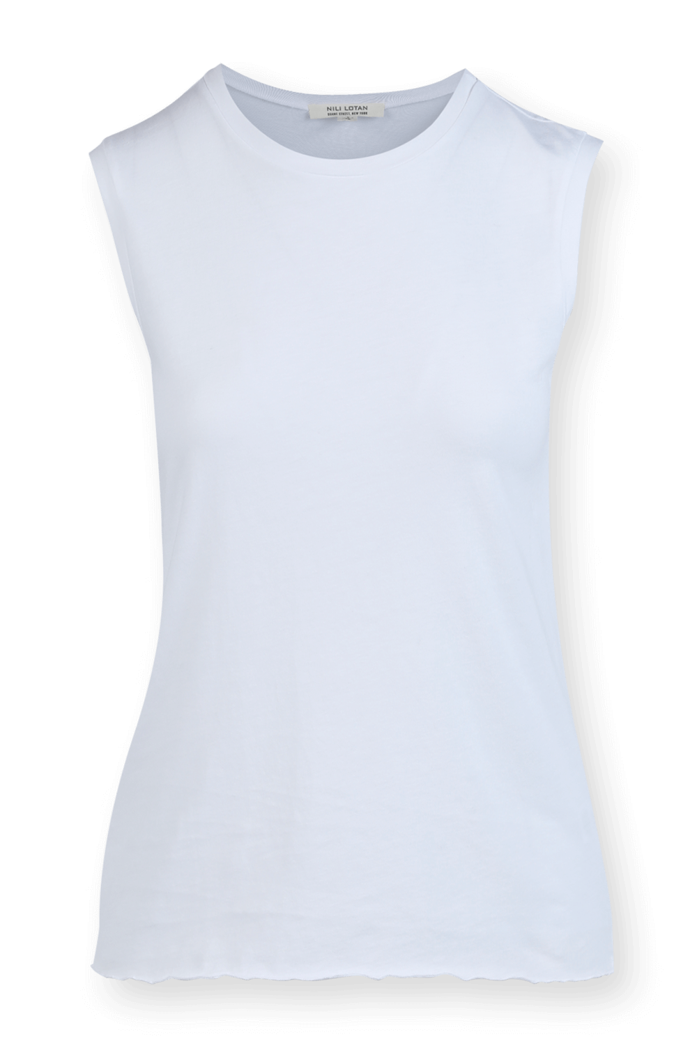 תמונה קידמית של Muscle Tee in White