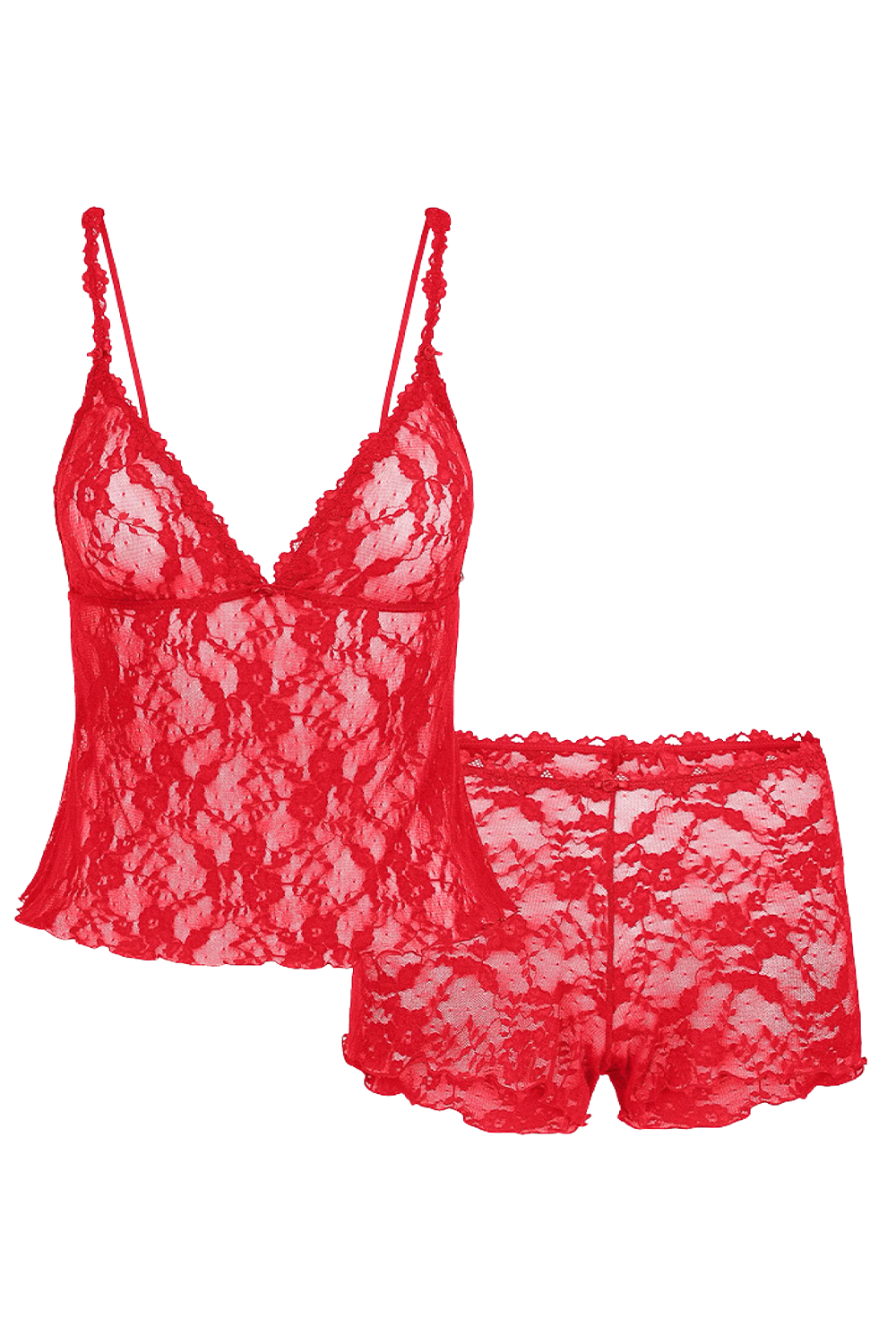 תמונה קידמית של TRIANGLE CAMI AND SHORT SET