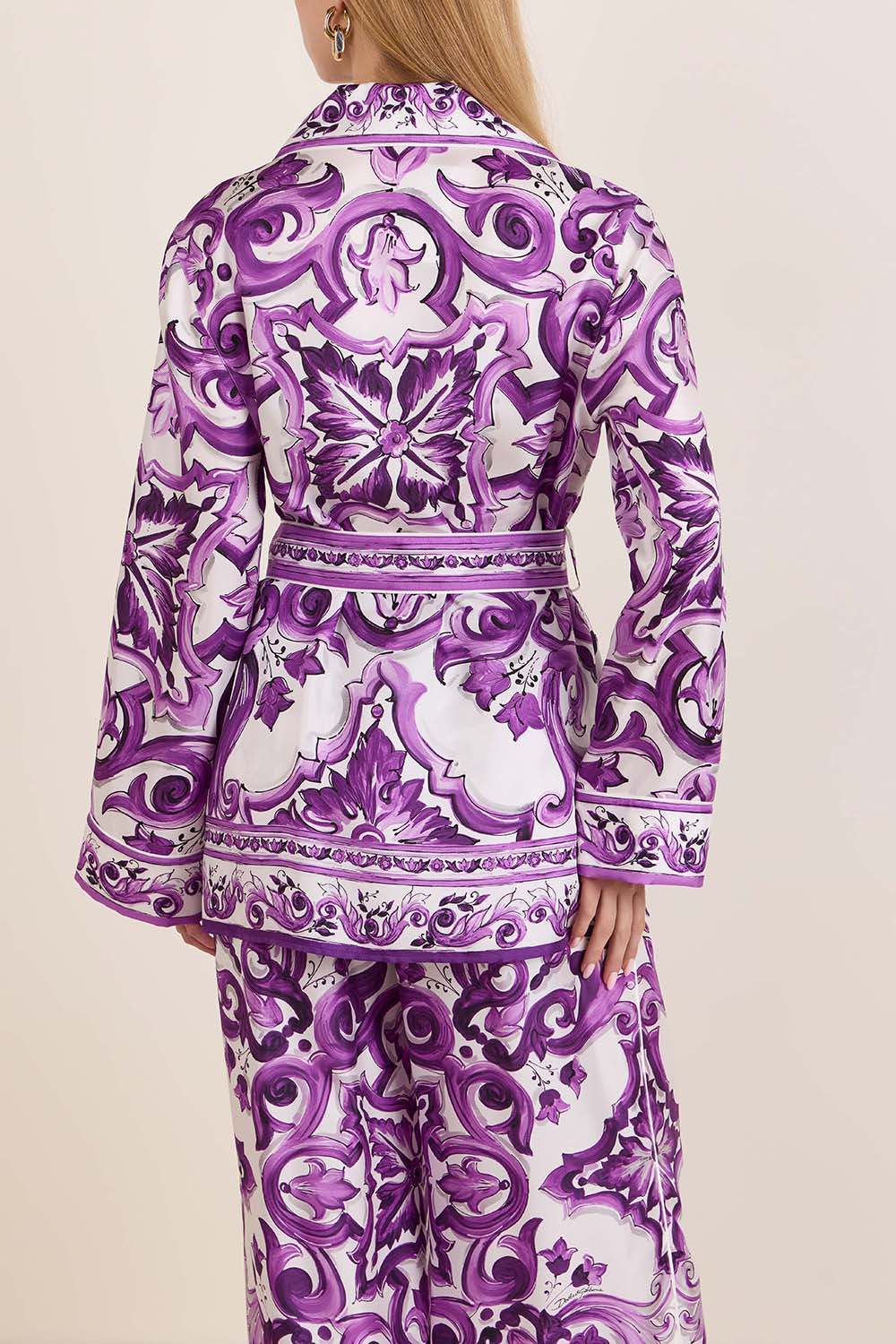 תמונת דוגמן אחורית של חולצת טוניקה