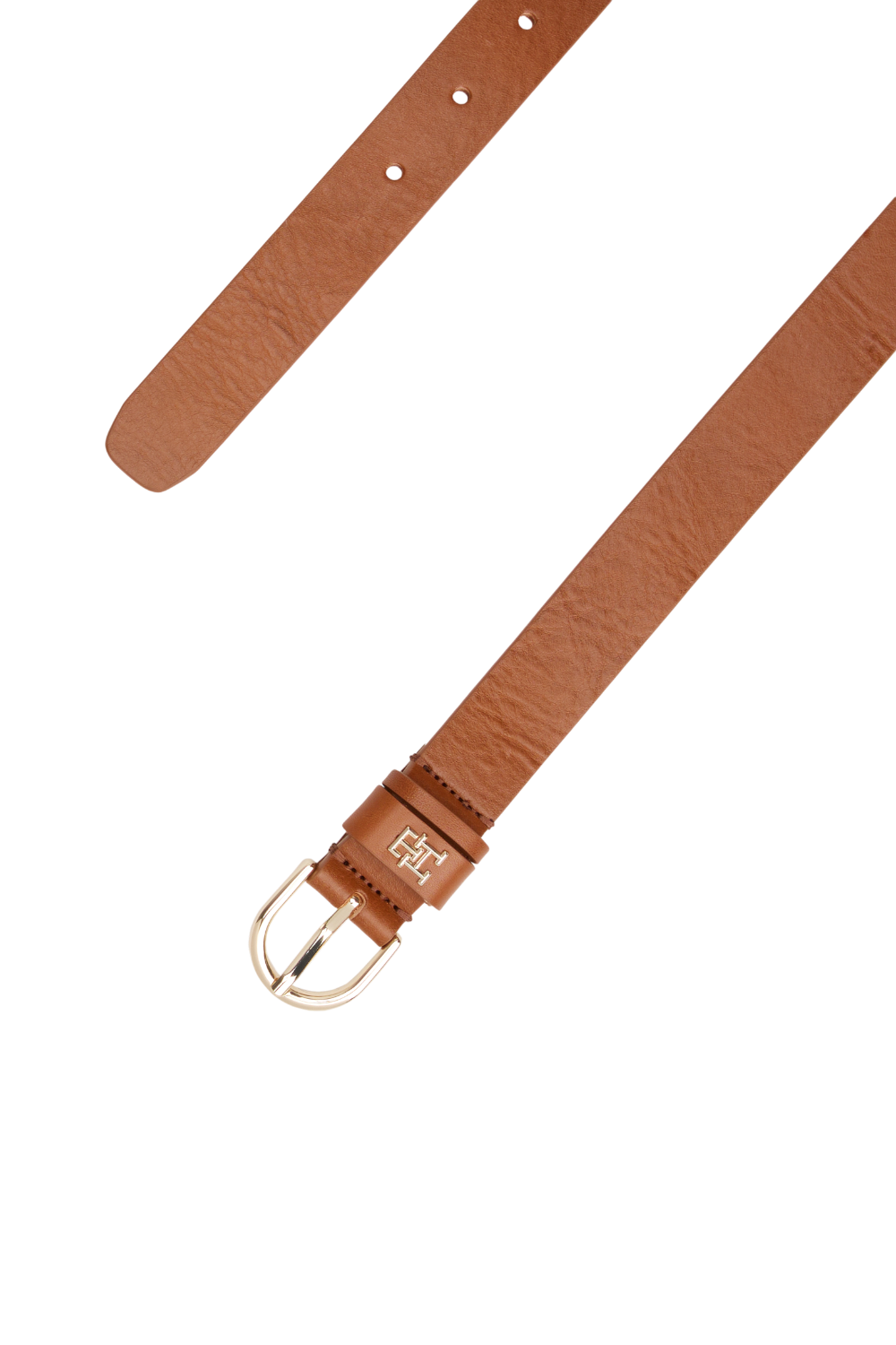 תמונת תקריב של חגורת עור