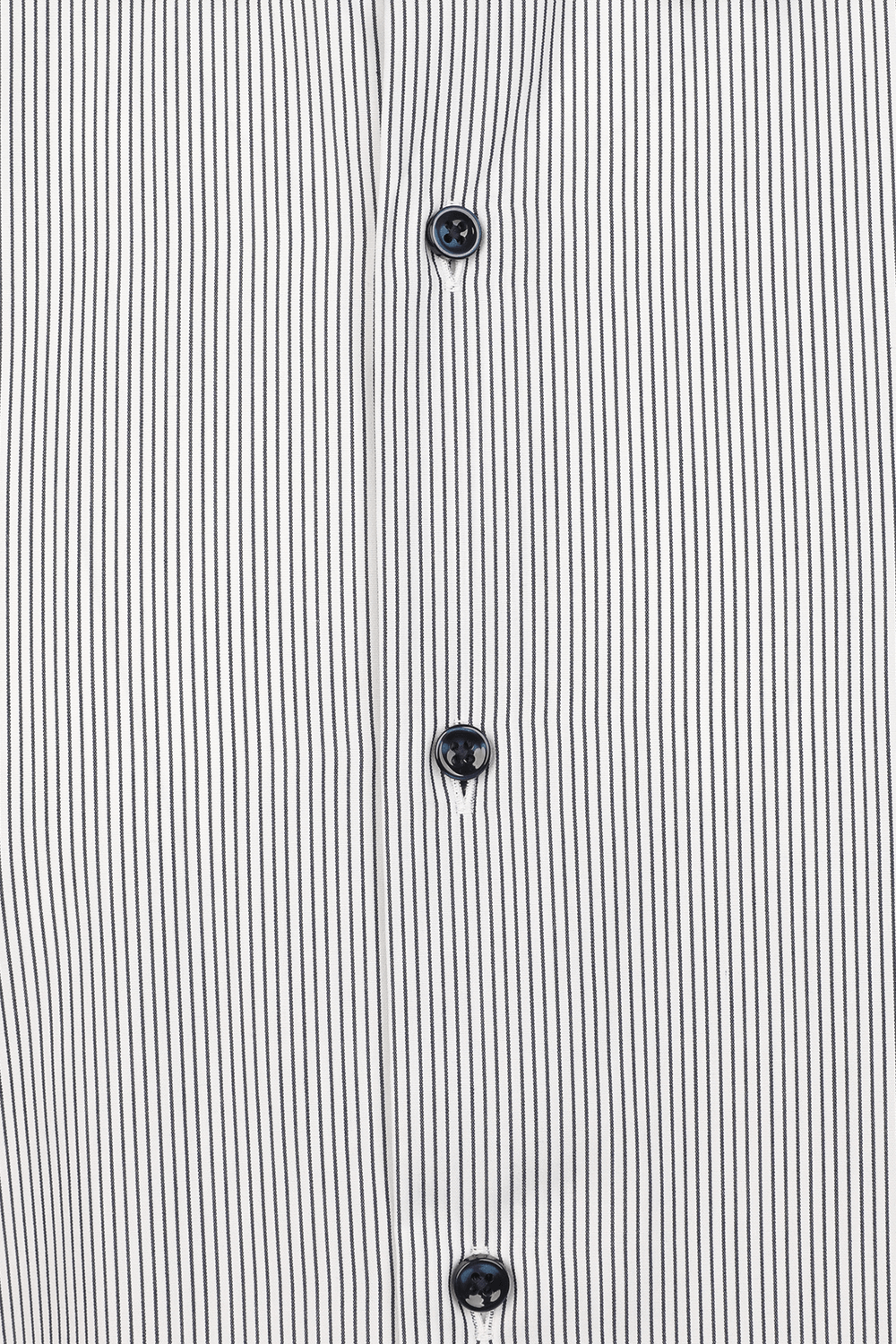 תמונה אחורית של Button Down Stripes Shirt in Blue and White