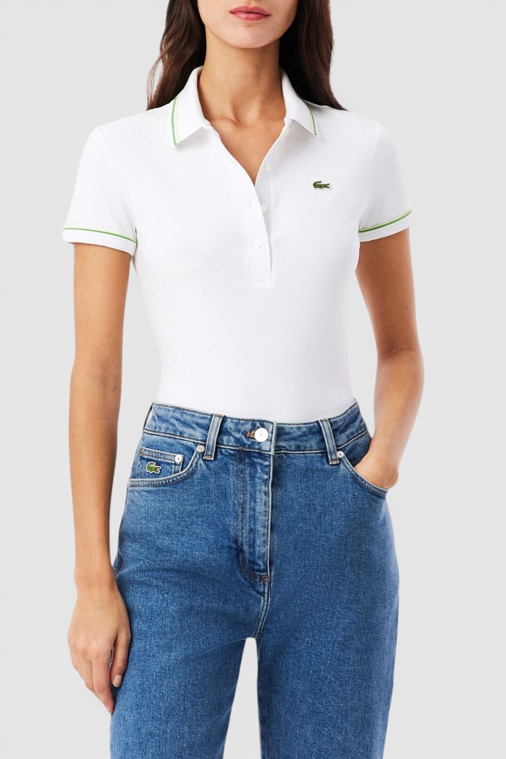 תמונת דוגמן קידמית של חולצת פולו