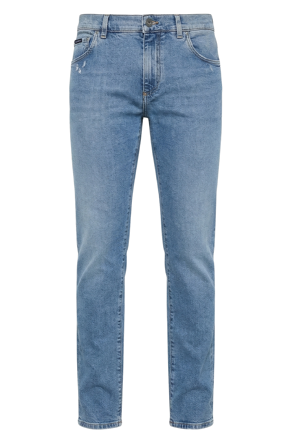 תמונה קידמית של מכנסי ג'ינס בגזרת סקיני