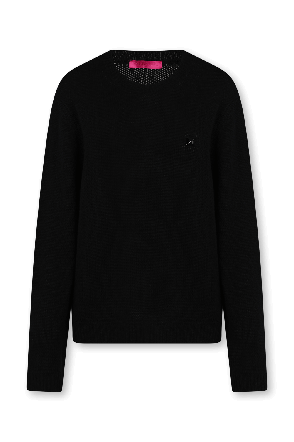 תמונה קידמית של סוודר ארוך מצמר