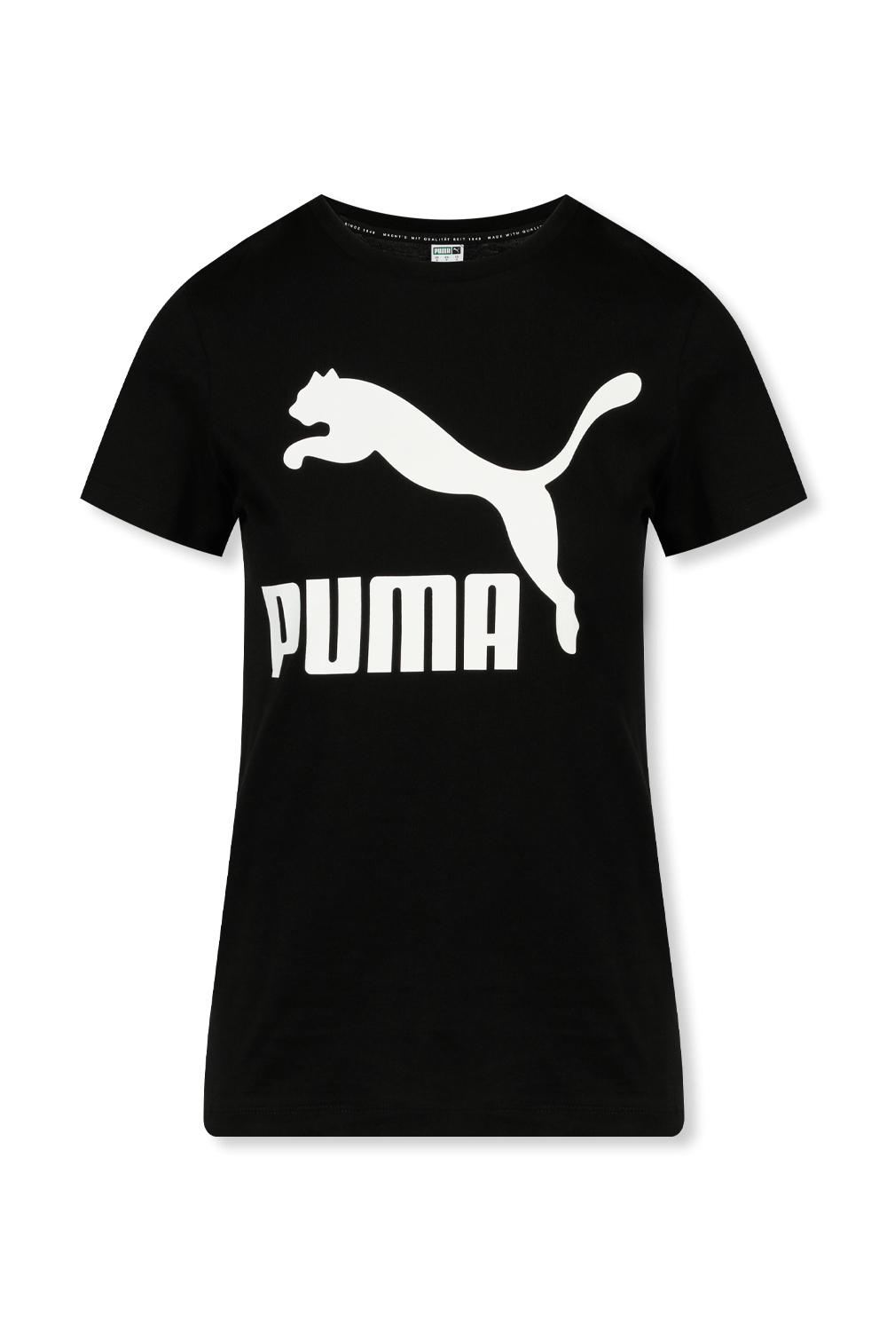 חולצת טי שחורה עם לוגו PUMA