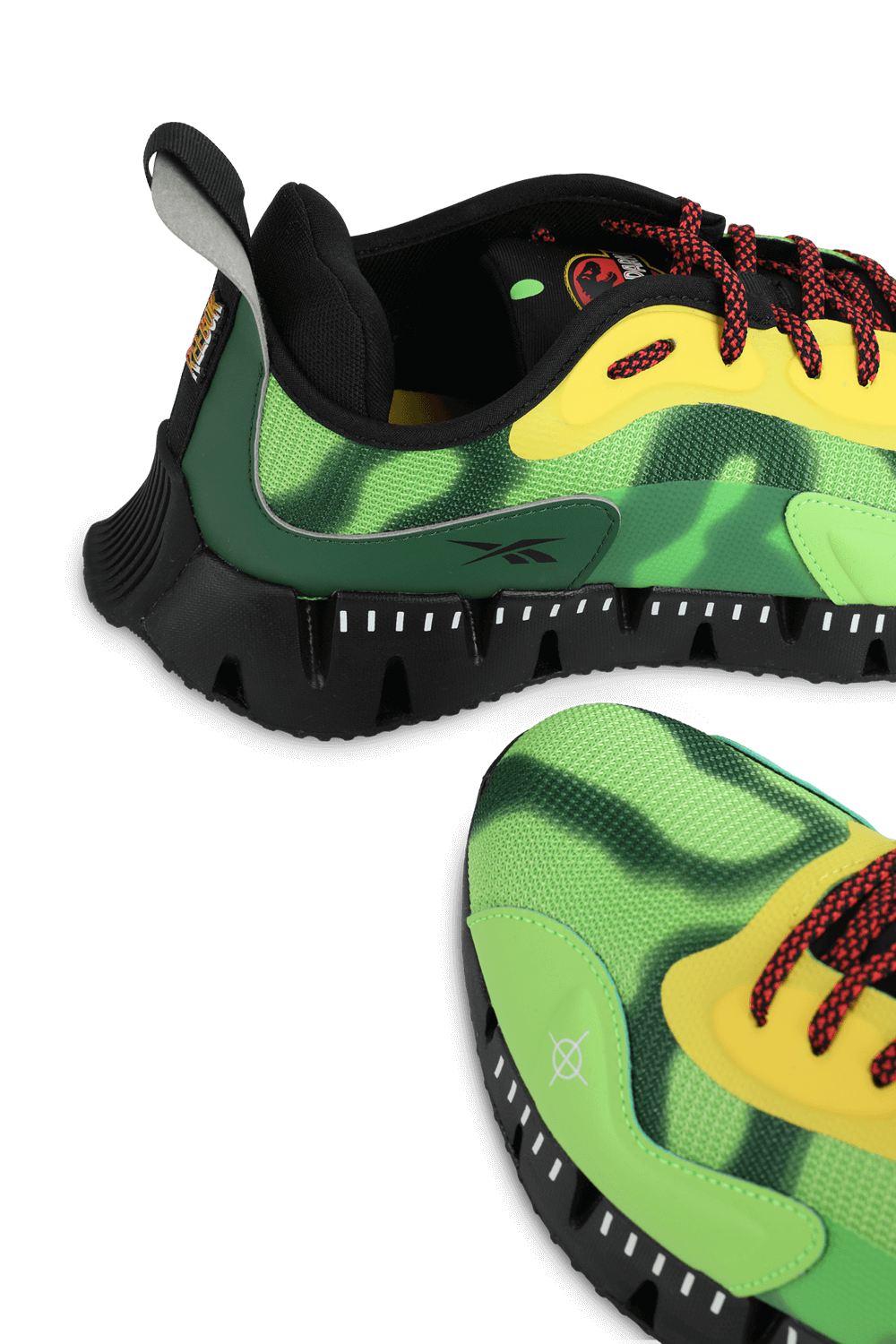 מידות 36-39 נעלי ספורט זיג דינמיקה בגווני ירוק וצהוב REEBOK