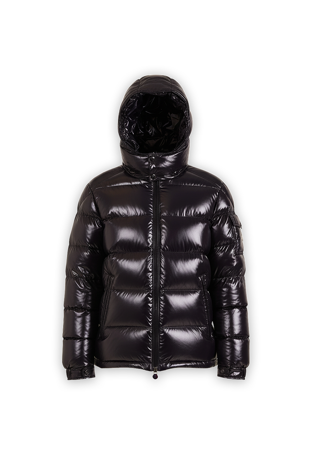 תמונה קידמית של מעיל פוך קצר